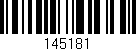 Código de barras (EAN, GTIN, SKU, ISBN): '145181'