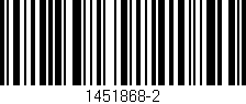 Código de barras (EAN, GTIN, SKU, ISBN): '1451868-2'