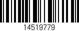 Código de barras (EAN, GTIN, SKU, ISBN): '14519779'