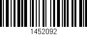 Código de barras (EAN, GTIN, SKU, ISBN): '1452092'