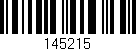 Código de barras (EAN, GTIN, SKU, ISBN): '145215'