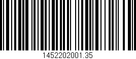 Código de barras (EAN, GTIN, SKU, ISBN): '1452202001.35'