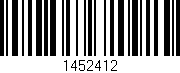 Código de barras (EAN, GTIN, SKU, ISBN): '1452412'