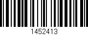 Código de barras (EAN, GTIN, SKU, ISBN): '1452413'