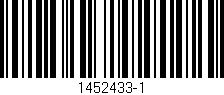 Código de barras (EAN, GTIN, SKU, ISBN): '1452433-1'