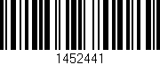 Código de barras (EAN, GTIN, SKU, ISBN): '1452441'
