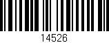 Código de barras (EAN, GTIN, SKU, ISBN): '14526'