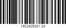 Código de barras (EAN, GTIN, SKU, ISBN): '1453405001.34'