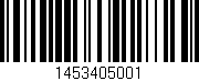 Código de barras (EAN, GTIN, SKU, ISBN): '1453405001'