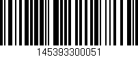 Código de barras (EAN, GTIN, SKU, ISBN): '145393300051'