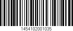 Código de barras (EAN, GTIN, SKU, ISBN): '1454102001035'