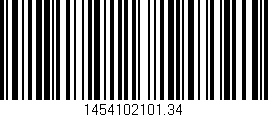 Código de barras (EAN, GTIN, SKU, ISBN): '1454102101.34'