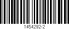 Código de barras (EAN, GTIN, SKU, ISBN): '1454292-2'
