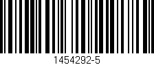 Código de barras (EAN, GTIN, SKU, ISBN): '1454292-5'