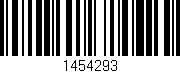 Código de barras (EAN, GTIN, SKU, ISBN): '1454293'
