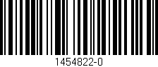 Código de barras (EAN, GTIN, SKU, ISBN): '1454822-0'