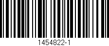 Código de barras (EAN, GTIN, SKU, ISBN): '1454822-1'