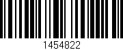 Código de barras (EAN, GTIN, SKU, ISBN): '1454822'