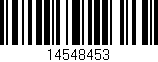 Código de barras (EAN, GTIN, SKU, ISBN): '14548453'