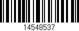 Código de barras (EAN, GTIN, SKU, ISBN): '14548537'