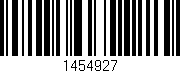 Código de barras (EAN, GTIN, SKU, ISBN): '1454927'