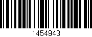Código de barras (EAN, GTIN, SKU, ISBN): '1454943'