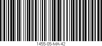 Código de barras (EAN, GTIN, SKU, ISBN): '1455-05-MA-42'