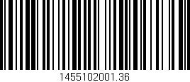 Código de barras (EAN, GTIN, SKU, ISBN): '1455102001.36'
