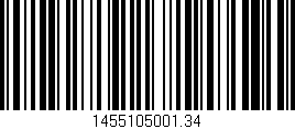 Código de barras (EAN, GTIN, SKU, ISBN): '1455105001.34'
