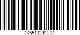 Código de barras (EAN, GTIN, SKU, ISBN): '1455132092.34'