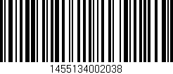 Código de barras (EAN, GTIN, SKU, ISBN): '1455134002038'