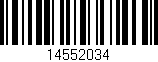Código de barras (EAN, GTIN, SKU, ISBN): '14552034'
