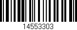 Código de barras (EAN, GTIN, SKU, ISBN): '14553303'
