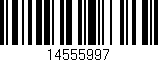 Código de barras (EAN, GTIN, SKU, ISBN): '14555997'