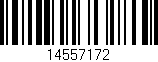 Código de barras (EAN, GTIN, SKU, ISBN): '14557172'