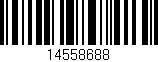 Código de barras (EAN, GTIN, SKU, ISBN): '14558688'
