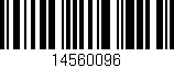 Código de barras (EAN, GTIN, SKU, ISBN): '14560096'