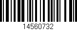 Código de barras (EAN, GTIN, SKU, ISBN): '14560732'