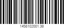 Código de barras (EAN, GTIN, SKU, ISBN): '1456102001.38'