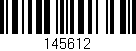 Código de barras (EAN, GTIN, SKU, ISBN): '145612'