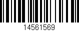 Código de barras (EAN, GTIN, SKU, ISBN): '14561569'