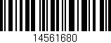 Código de barras (EAN, GTIN, SKU, ISBN): '14561680'