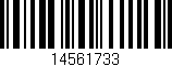 Código de barras (EAN, GTIN, SKU, ISBN): '14561733'