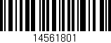 Código de barras (EAN, GTIN, SKU, ISBN): '14561801'