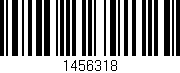 Código de barras (EAN, GTIN, SKU, ISBN): '1456318'