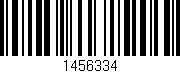 Código de barras (EAN, GTIN, SKU, ISBN): '1456334'