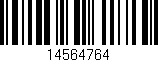 Código de barras (EAN, GTIN, SKU, ISBN): '14564764'