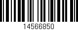 Código de barras (EAN, GTIN, SKU, ISBN): '14566850'