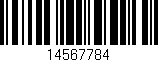 Código de barras (EAN, GTIN, SKU, ISBN): '14567784'