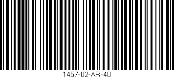 Código de barras (EAN, GTIN, SKU, ISBN): '1457-02-AR-40'